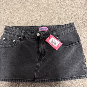 Edikted Charcoal Mini Skirt